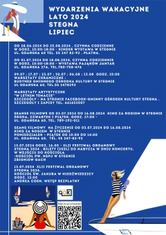 Kalendarz imprez. Lato 2024